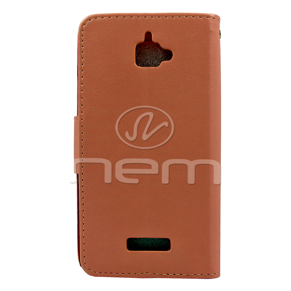 Coolpad Catalyst Folio Wallet Case WCFC12C Brown