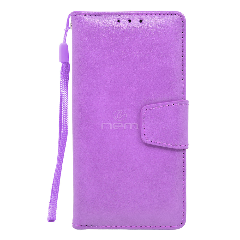 LG Leon/C40/Tribute2/Destiny Wallet Case WCFC12C Purple