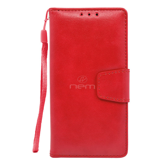 ZTE Grand X3 Folio Wallet Case WCFC12C Red Color