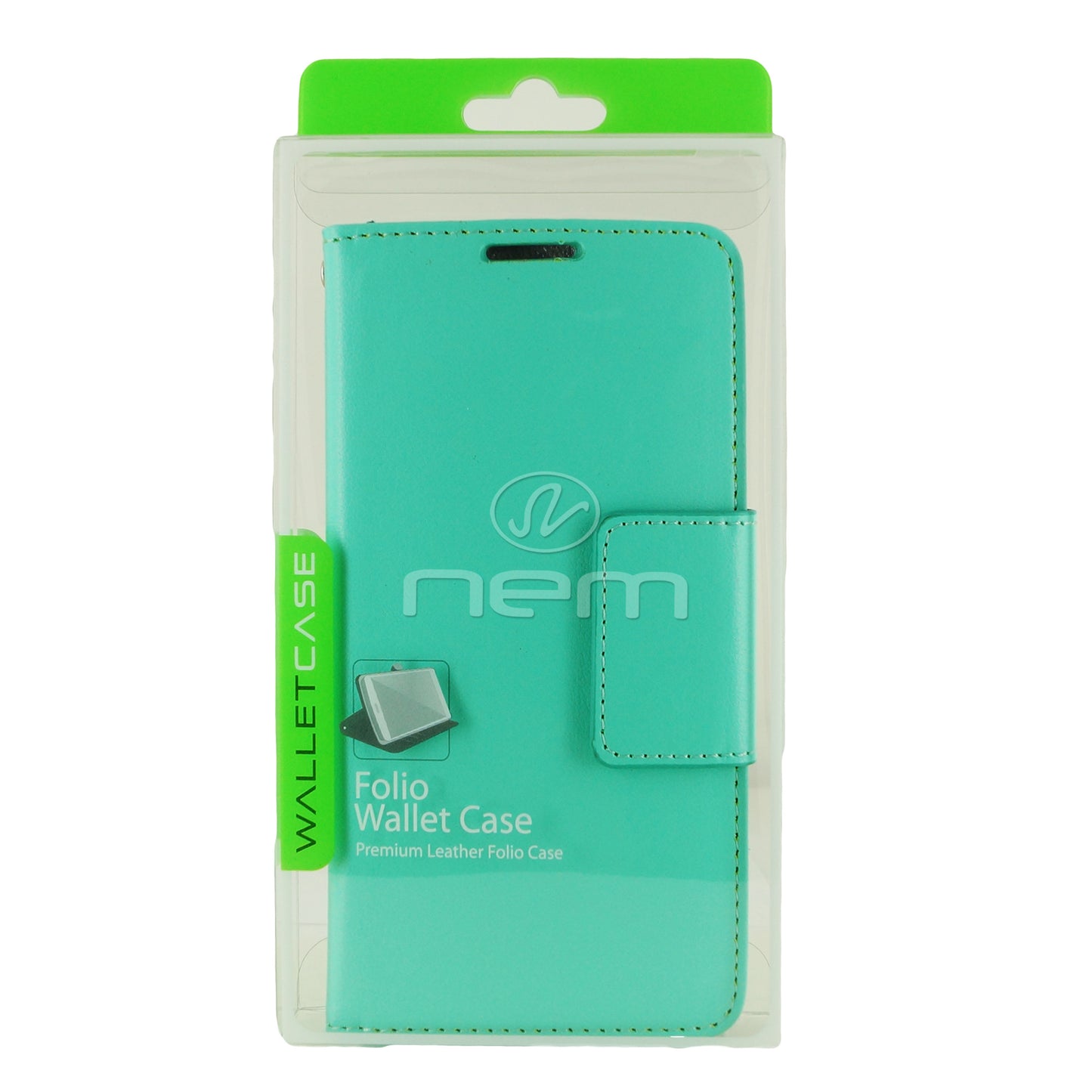 Apple Iphone 6/6S Plus Wallet Case WCFC12 Light Green/Blue