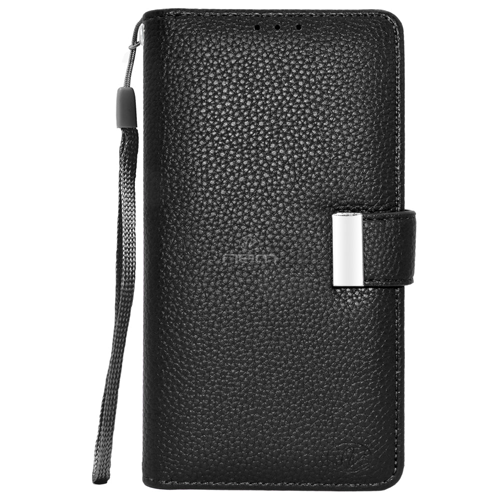 iPhone 13 ProMax 6.7 Dual Flap Wallet Case WCFC13 Black