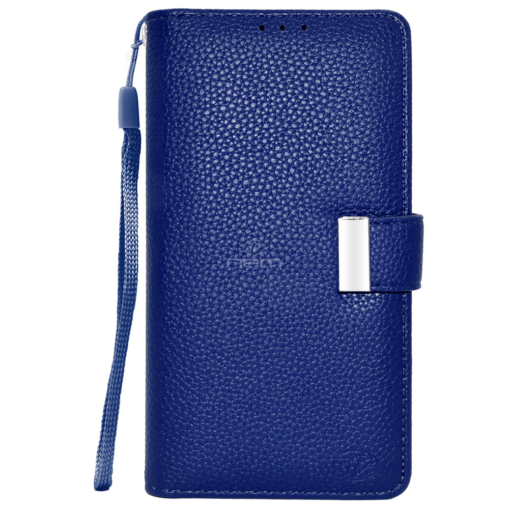 iPhone 13 ProMax 6.7 Dual Flap Wallet Case WCFC13 Blue