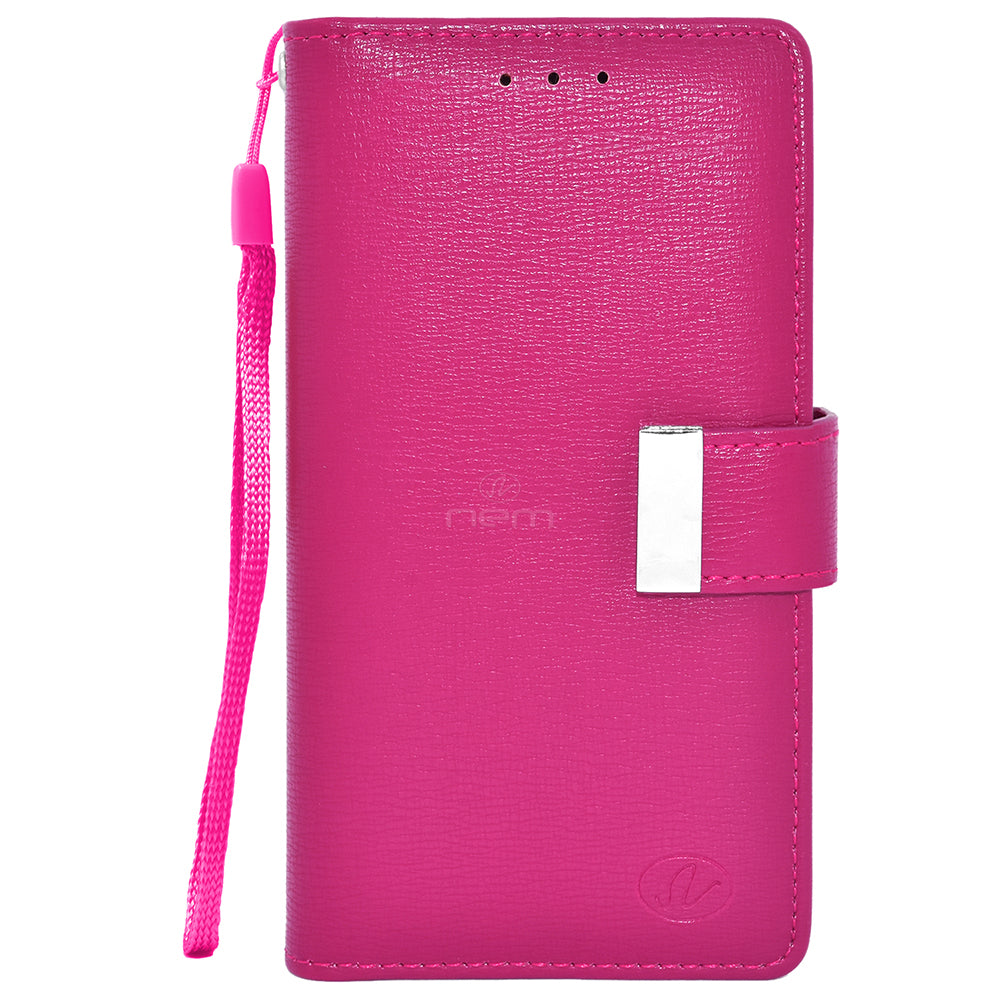 iPhone 13 ProMax 6.7 Dual Flap Wallet Case WCFC13 Pink