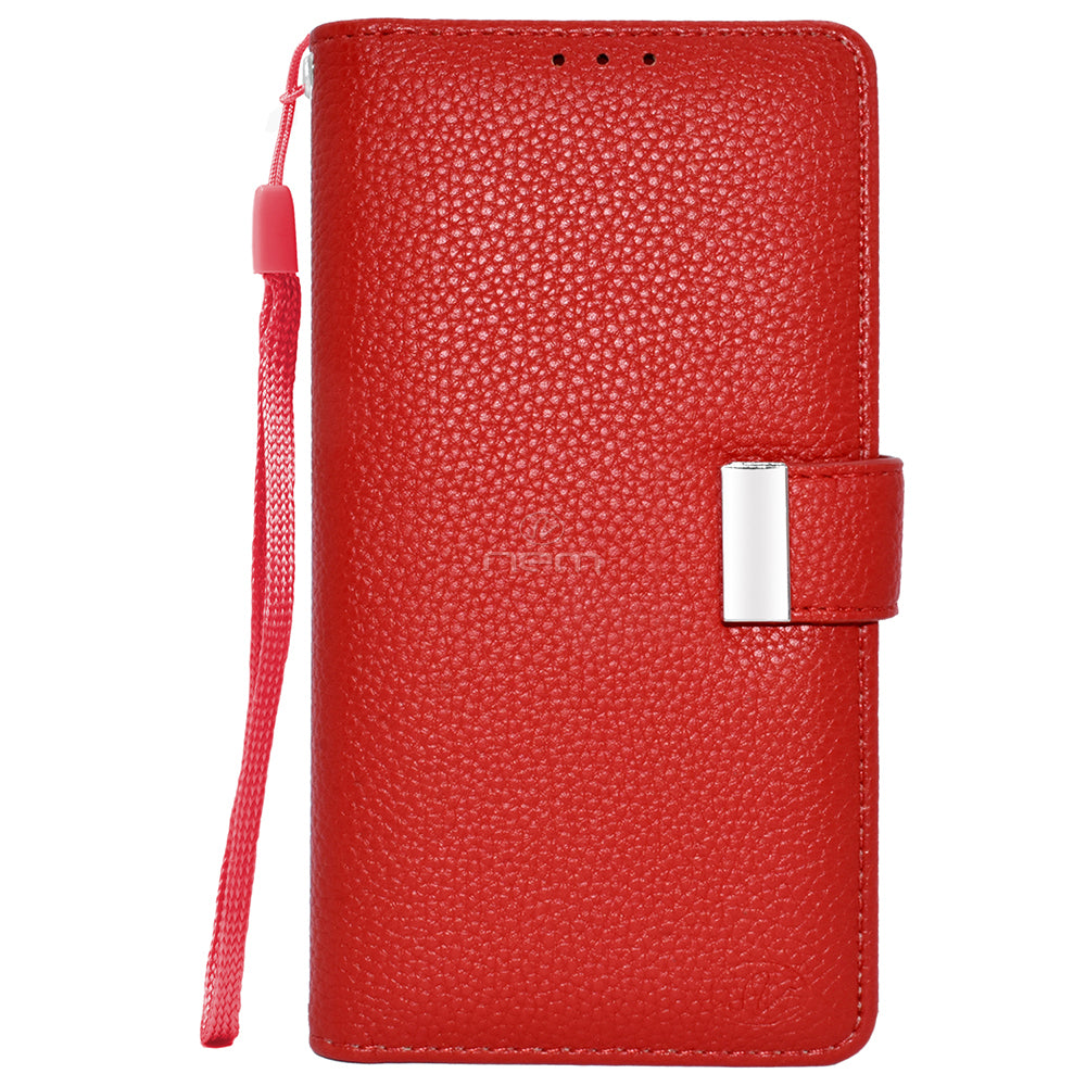 iPhone 13 6.1 Dual Flap Wallet Case WCFC13 Red