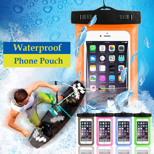 Universal Waterproof Durable Pouch Case WPB02 Orange Item Code: WPB02-ORG