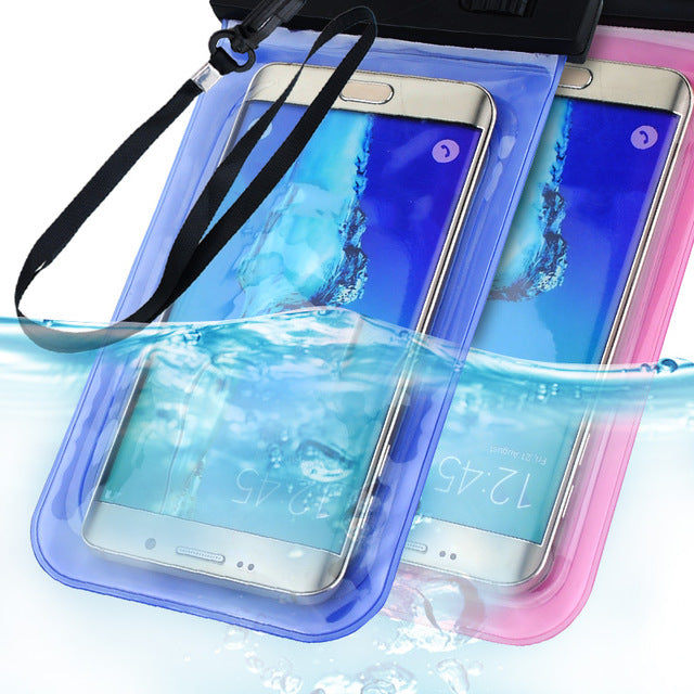 Universal Waterproof Durable Pouch Case WPB02 Blue Item Code: WPB02-BL