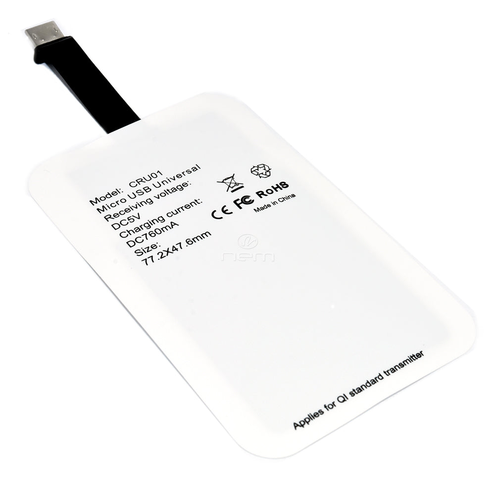 Universal Wireless Charger Reciever WRMICR001 Micro USB